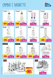 Volantino Universo Bimbo Pagina 16: HiPP Baby Care Bagnoschiuma Happy Bagnetto €9,99, Suavinex Bagnoschiuma Gel €8,99