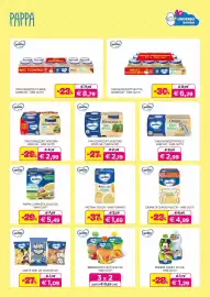 Volantino Universo Bimbo Pagina 26: Crema di cereali Mellin €4,99, Mellin omogeneizzati frutta €6,29