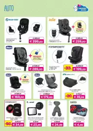 Volantino Universo Bimbo Pagina 6: Rialzo Gaia i-safe €39,99, Seggiolino auto Everone i-size 40-150 cm €289,00