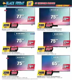 Volantino Trony Pagina 11: LG SMART TV OLED AI 77" UHD 77B56LA €1.399,00, SAMSUNG SMART TV NEO QLED 75" €999,95
