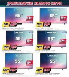 Volantino Trony Pagina 12: SAMSUNG SMART TV QLED 55" UHD €399,95, LG SMART TV MINI RGB 55" €799,95