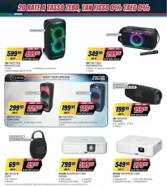 Volantino Trony Pagina 16: XD PARTYBOX €149,95, EPSON VIDEOPROIETTORE COW01 €379,95