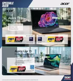 Volantino Trony Pagina 20: Aspire Lite 15 €279,95, Acer Aspire 14 Al €769,95