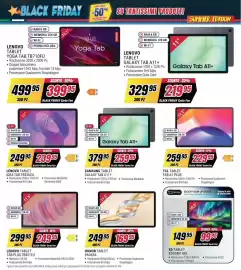 Volantino Trony Pagina 21: SAMSUNG TABLET GALAXY TAB A11+ €259,95, LENOVO TABLET IDEA TAB TB336ZU €239,95
