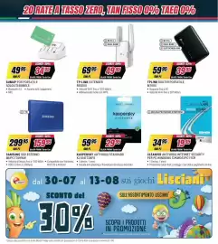 Volantino Trony Pagina 23: SAMSUNG SSD ESTERNO MUPC1T0HWW €159,95, KASPERSKY ANTIVIRUS STANDARD €29,95