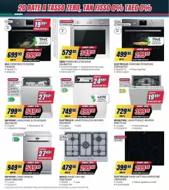Volantino Trony Pagina 39: ELECTROLUX LAVASTOVIGLIE DA INCASSO E62LB202S €499,95, SMEG FORNO MULTIFUNZIONE SF64M3TVX €349,95