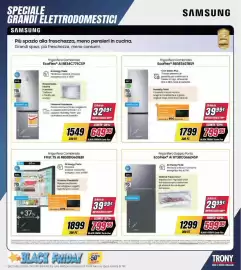 Volantino Trony Pagina 40: Frigorifero Combinato First 75 AI RB50DG601EB1 €799,95