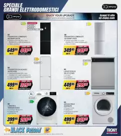 Volantino Trony Pagina 42: XD LAVATRICE XDMG8014586B €269,95, XD FRIGORIFERO DA INCASSO €329,95