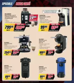 Volantino Trony Pagina 43: DELONGHI MACCHINA CAFFE' ECO311 €139,95, DELONGHI MACCHINA CAFFÈ SUPERAUTOMATICA €499,95