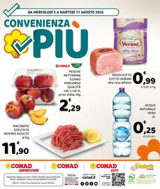 Volantino Conad Margherita settimana 32 Pagina 8: Pesche Nettarine Conad Percorso Qualità €2,29
