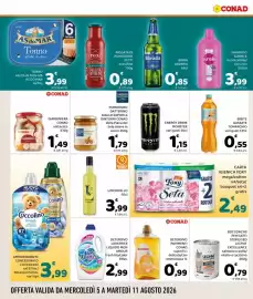 Volantino Conad Margherita settimana 32 Pagina 4: Detersivo pavimenti Conad superfici delicate €0,99