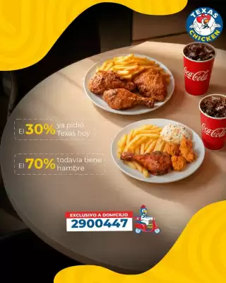 Texas Chicken (válido hasta 31-08)