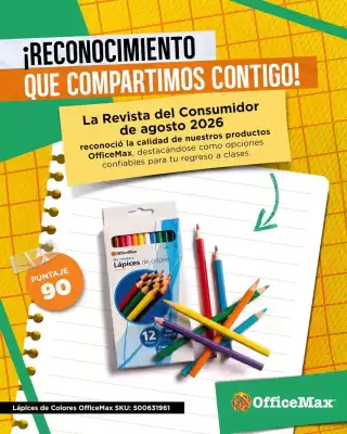 Catálogo OfficeMax (válido hasta 31-08)