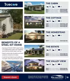 Wide Span Sheds catalogue Page 15