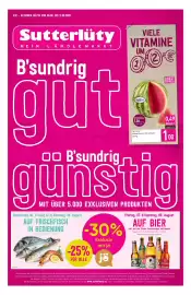 Sutterlüty Flugblatt woche 32 Seite 1