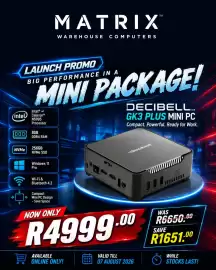 Matrix Warehouse catalogue Page 1