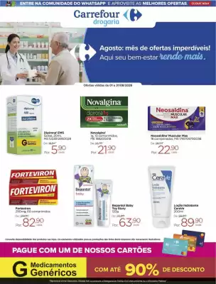 Drogarias Carrefour (válido até 1-09)