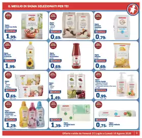 Volantino Sigma Superstore Pagina 3: Sigma Tovaglioli €1,39, Sigma Te' €0,69