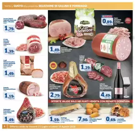 Volantino Sigma Superstore Pagina 4: Pedranzini Prosciutto Crudo Dolce Palato €1,49, Lucana Salumi Capicollo Nazionale €1,79