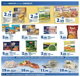 Volantino Sigma Superstore Pagina 8: Findus Gamberi Argentini Sgusciati €8,49
