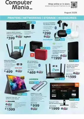 Computer Mania catalogue (valid until 31-08)