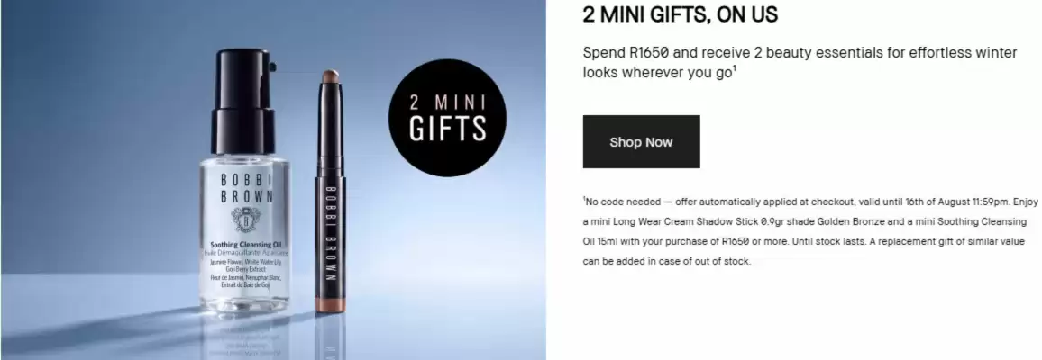 Bobbi Brown (valid until 16-08)