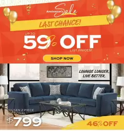 Slumberland Furniture weekly ad Page 1