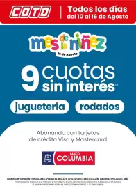 Catálogo Coto Página 7: COTO de Todos los días del 10 al 16 de Agosto mesfiniñez 16 de Agosto 9 sin interés cuotas (1)
