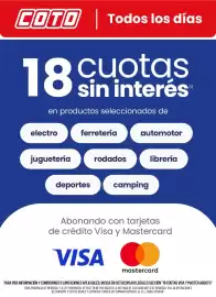 Catálogo Coto Página 8: COTO |Todos los días 18 Sin interés cuotas en productos seleccionados de (1) electro ferretería