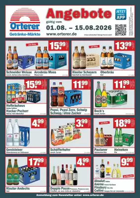 Orterer Getränkemarkt (gültig bis 15-08)