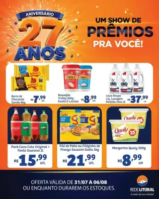 Rede Litoral de (válido até 6-08)