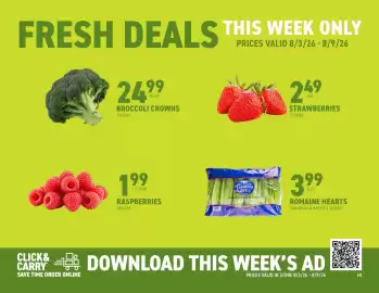 US Foods Chef's Store weekly ad week 32 Page 1