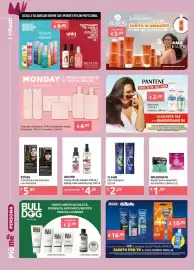 Volantino Smoll Pagina 4: Monday Haircare €4,99, Adorn caring olio dei desideri / styling onde naturali spray €4,90