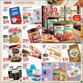 Volantino Crai Pagina 11: Crema di arachidi Crai €2,59, Ringo Pavesi Cacao €1,29