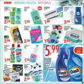 Volantino Crai Pagina 13: Carefree Cotton Feel Normal €2,39, Candeggina Classica ACE €1,19