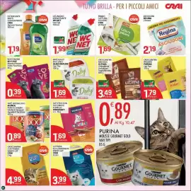 Volantino Crai Pagina 14: Paté Adult Dog Daily Almo Nature €1,69, Cat-Stick classic Vitakraft €1,69