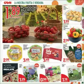 Volantino Crai Pagina 3: Dimmidisì Bresaola e Grana Padano €3,49, Mista vivace CRAI €1,29