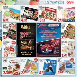 Volantino Crai Pagina 10: Gelato Stecco Custodia Vaniglia Ricoperto Fragola Crai €1,79, ITALPIZZA PIZZA MARCHERITA €3,49
