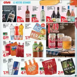 Volantino Crai Pagina 11: Bibite gassate San Benedetto €0,89, Campari Spritz €5,29