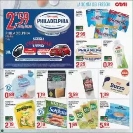 Volantino Crai Pagina 8: Grana Padano Grattugiato Riserva Ferrari €1,19, Milk Kefir Bianco Naturale €0,99