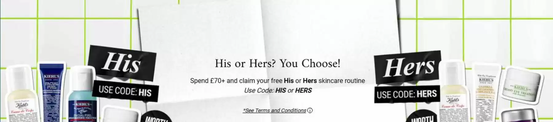 Kiehl's (valid until 18-08)