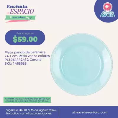 Catálogo Almacenes Anfora (válido hasta 16-08)