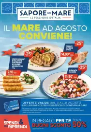 Volantino Sapore di Mare Pagina 1: Spiedini panati di salmone con panko alle erbe aromatiche €2,10