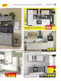 Volantino Dipo Arredamenti Pagina 13: Cucina, bianco/quercia Cremona €399,00