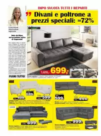 Volantino Dipo Arredamenti Pagina 2: TREND factory Divano 3-posti €699,00, TREND factory Divano 3-posti €599,00