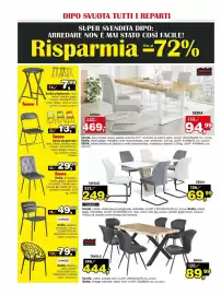 Volantino Dipo Arredamenti Pagina 6: Trend Factory Tavolo €444,00, Sedia pieghevole, nero, telaio: metallo grigio €7,99