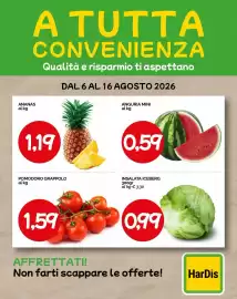 Volantino Hardis Pagina 2: ANANAS €1,19, POMODORO GRAPPOLO €1,59