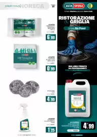 Volantino Centro Cash Pagina 13: SPUGNE INOX €4,99, ALTA SFERA Tovaglioli €0,99