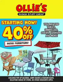Ollie's weekly ad week 32 Page 1