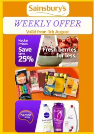 Sainsbury's leaflet week 32 Page 1